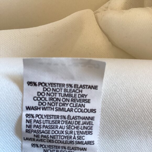 Boohoo White One-Shoulder Puff Sleeve Midi Dress Size 8‎ Bodycon Scuba - Picture 3 of 7